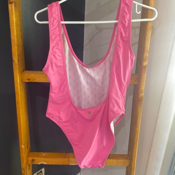 Pink Juicy Couture One Piece Bathing Suit - Picture 3 of 4